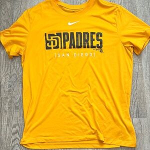 Nike San Diego Padres Yellow T-Shirt